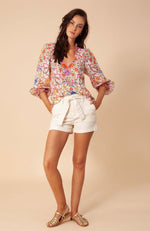 Analisa Long Sleeve Beaded Top