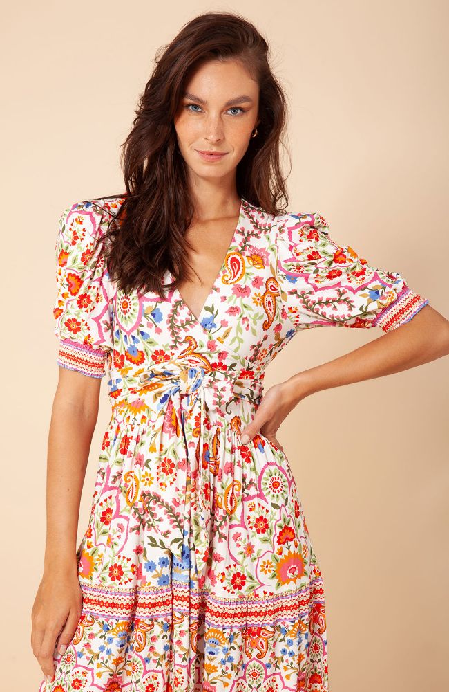 Maryam V Neck Dress
