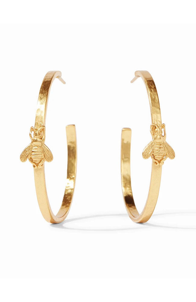 Bee Hoop Large Gold 1.75"