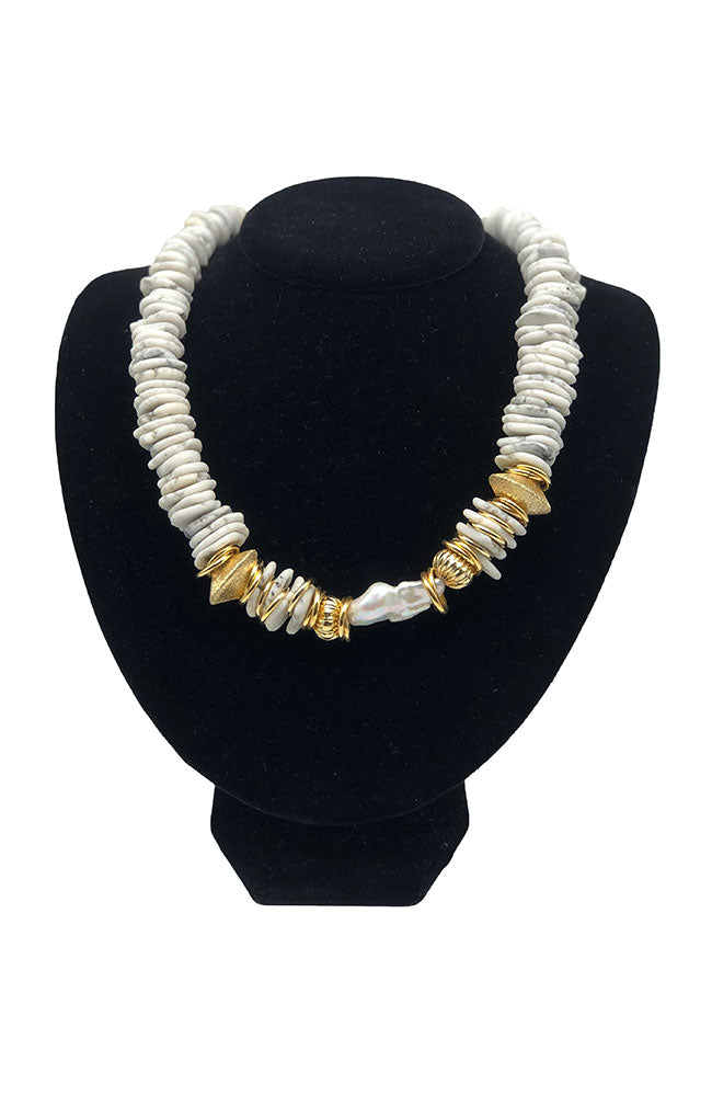 Ponza Necklace White