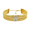 Chloe Stack Choker Gold
