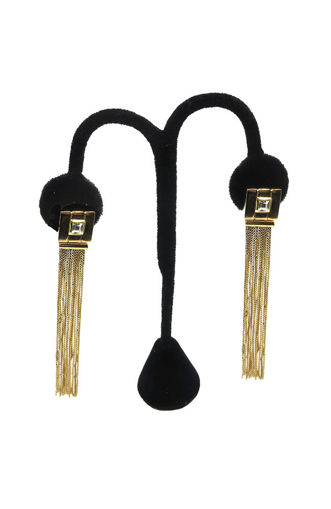 Modern Fringe Earring Gold
