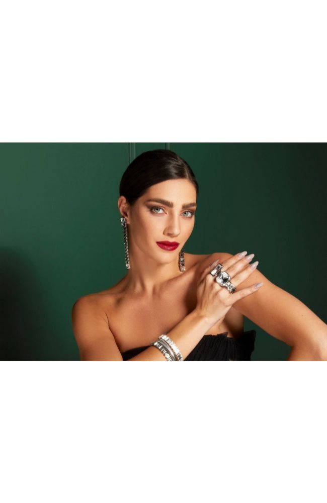 Noble Stack Earring Black