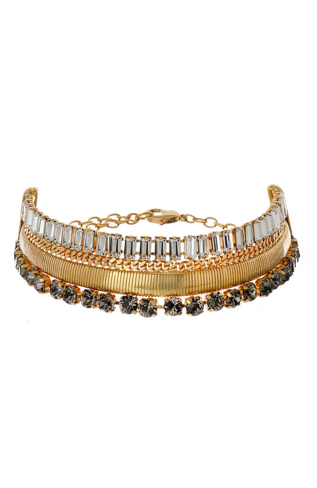 Venus Choker Black Gold
