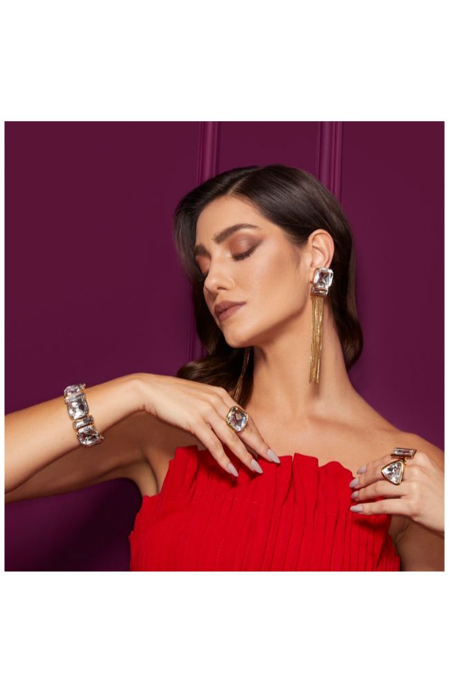 Purity Bracelet Crystal Gold