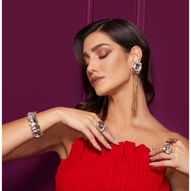 Purity Bracelet Crystal Gold