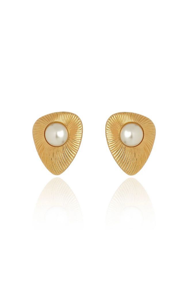 Artemis Stud Earring Pearl