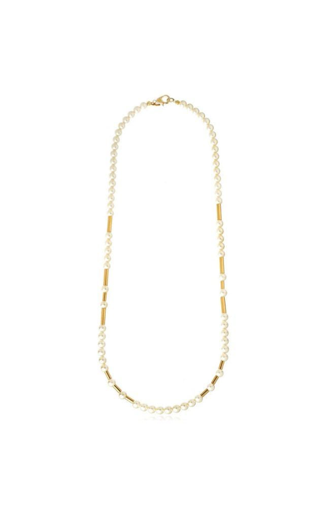Long Hebe Necklace Pearl