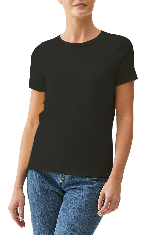 Colleen Classic Crew Tee Shirt (In Black)