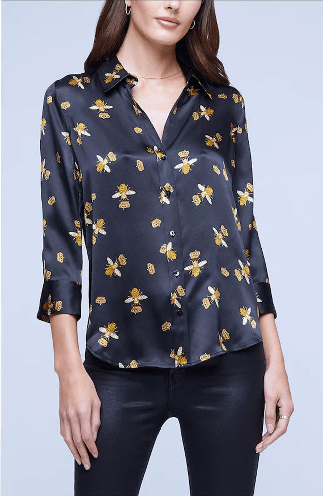 Dani 3/4 Sleeve Blouse Queen Bee