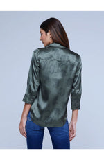 Dani 3/4 Sleeve Blouse in Beetle Multi