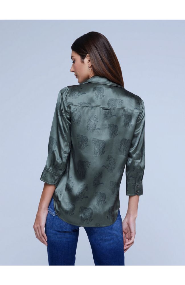 Dani 3/4 Sleeve Blouse in Beetle Multi