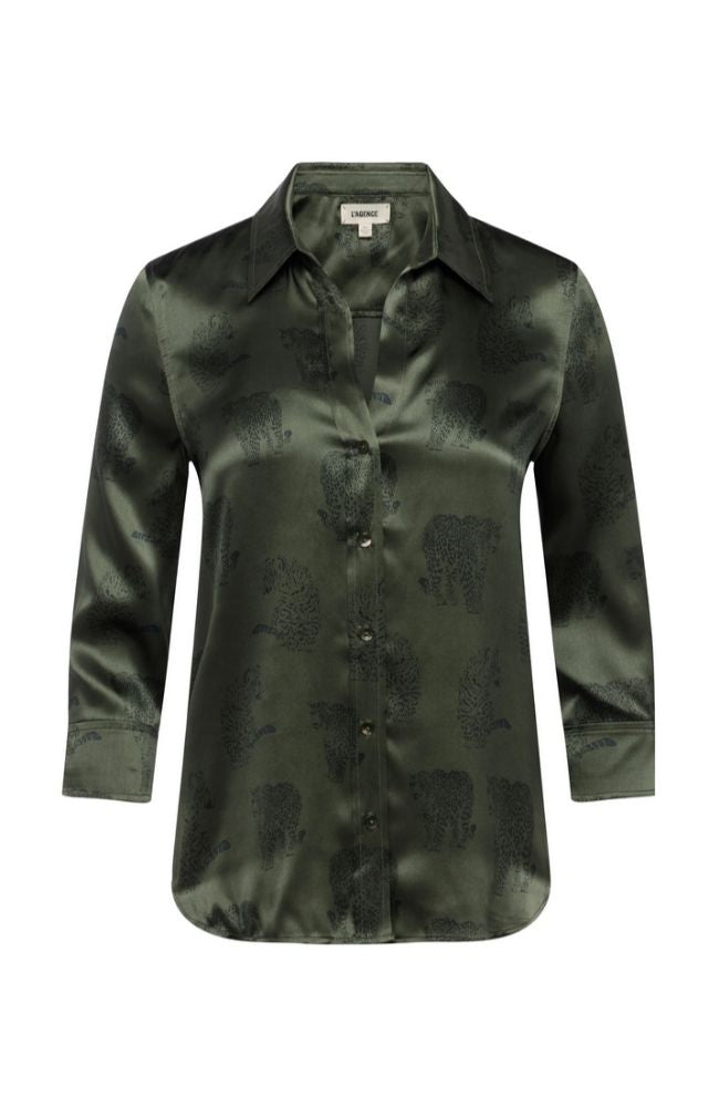 Dani 3/4 Sleeve Blouse in Beetle Multi