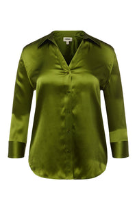 Dani 3/4 Sleeve Blouse English Ivy
