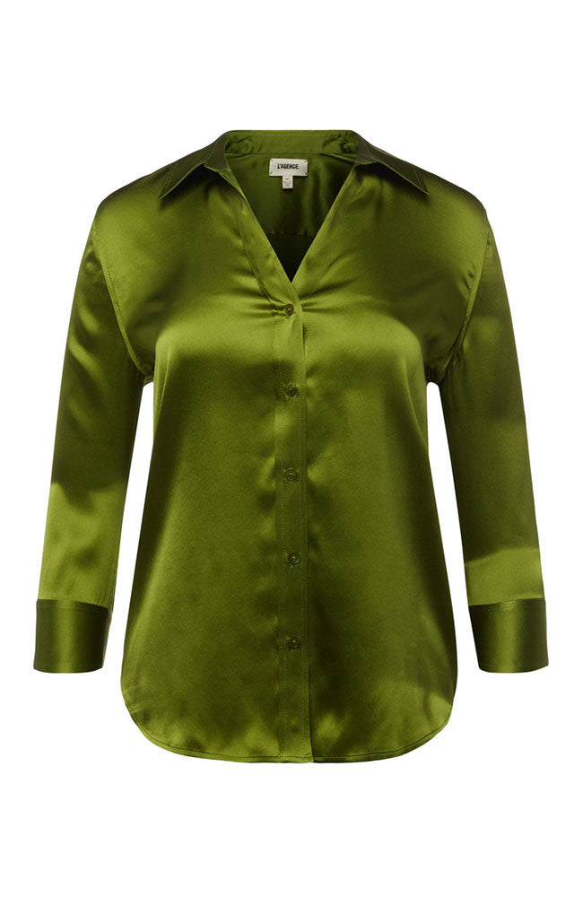 Dani 3/4 Sleeve Blouse English Ivy