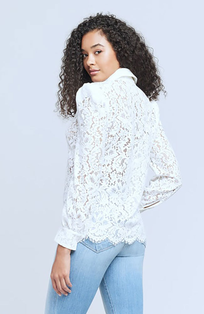 Jenica Lace Blouse in Ivory