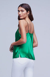 Jasmina Chain Tank Green