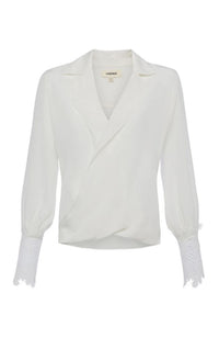 Joah Surplice Lace Blouse