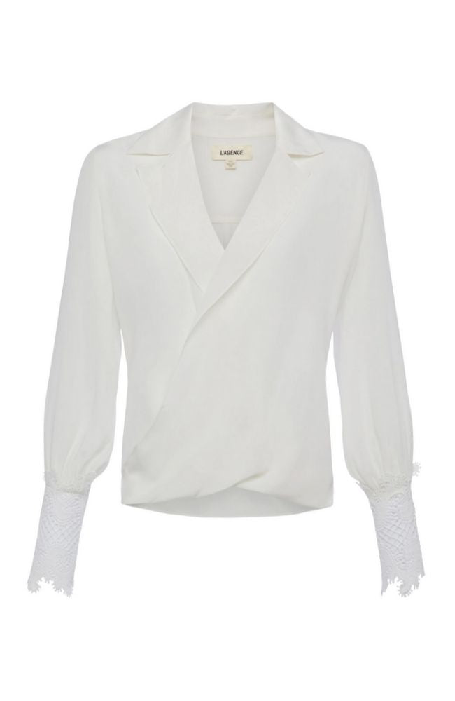 Joah Surplice Lace Blouse