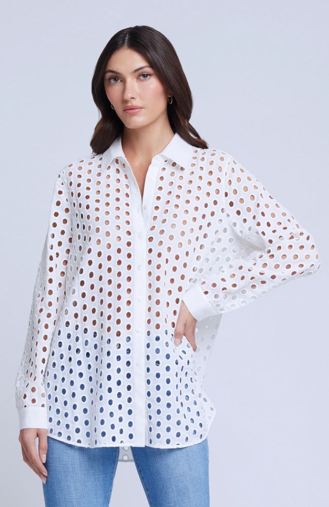 Lindy Eyelet Blouse
