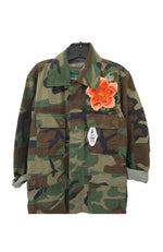 FL Green Camo Jacket with Multi Brocade Back