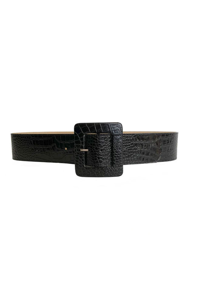 Croc Embossed Belt
