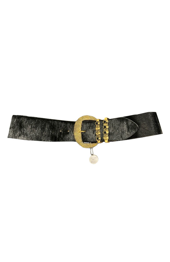 Gold Contour Hair Belt
