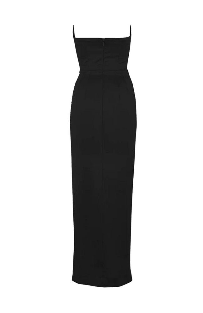 Doutzen Dress in Spider Black