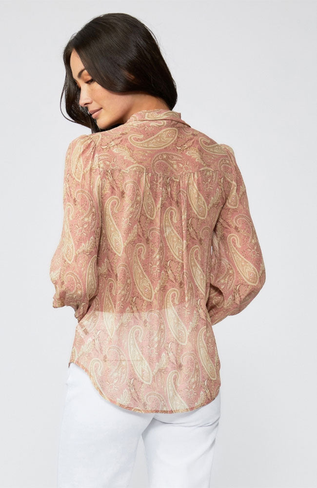 Cleobelle Blouse Pink Tan