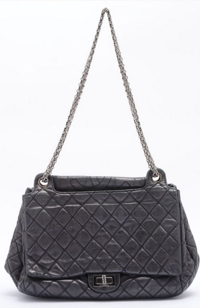 Chanel 2.55 Aged Leather Chain Shoulder Bag