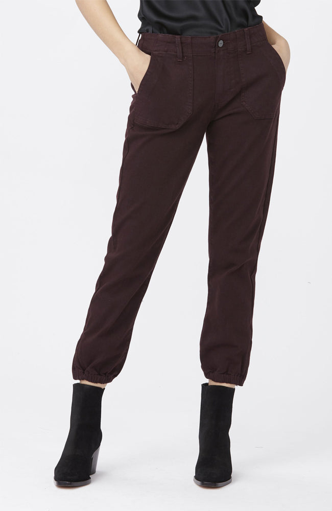 Mayslie Jogger in Vintage Black Cherry