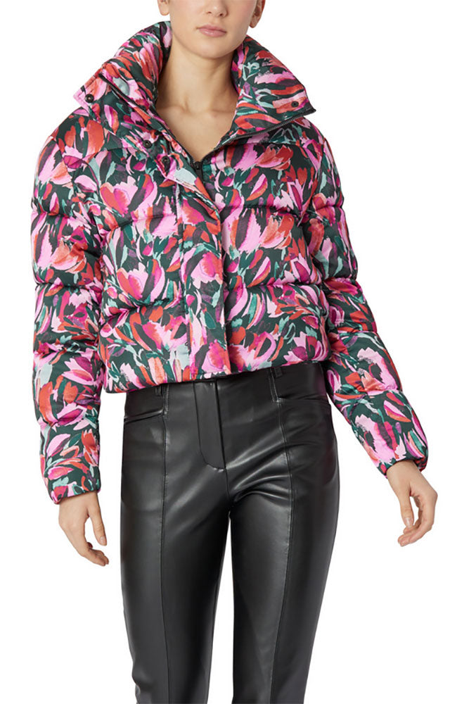 Hayes Cropped Printed Puffer