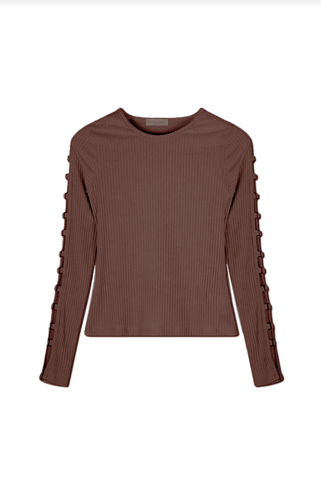 Tobie Compact Rib Jersey Top