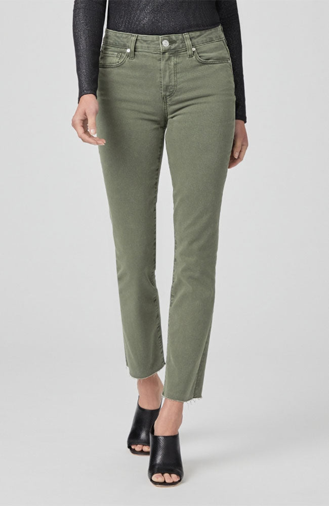 Cindy Raw Hem Brushed Olive