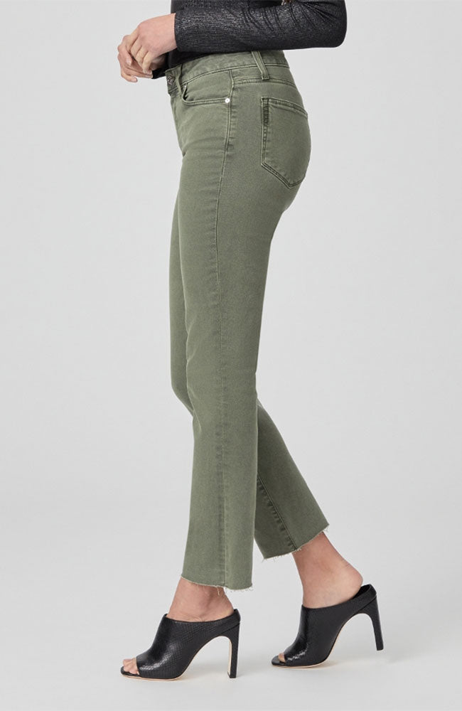 Cindy Raw Hem Brushed Olive
