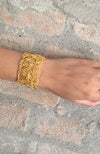 Gold Crochet Bracelet