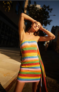 Kay Dress in Rainbow