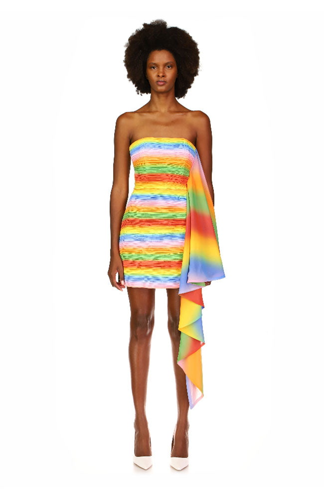 Kay Dress in Rainbow