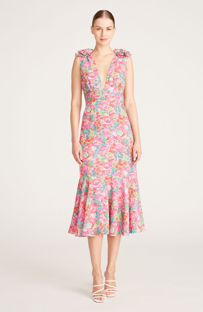 Sorena Deep V Dress