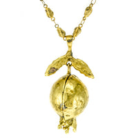Gold Fruitful Life Pomegranate Necklace