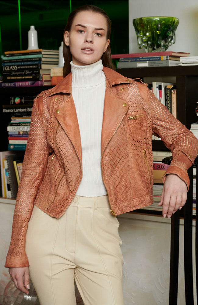 Josey Square Perforated Jacket