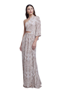 Fontana One Shouler Long Dress