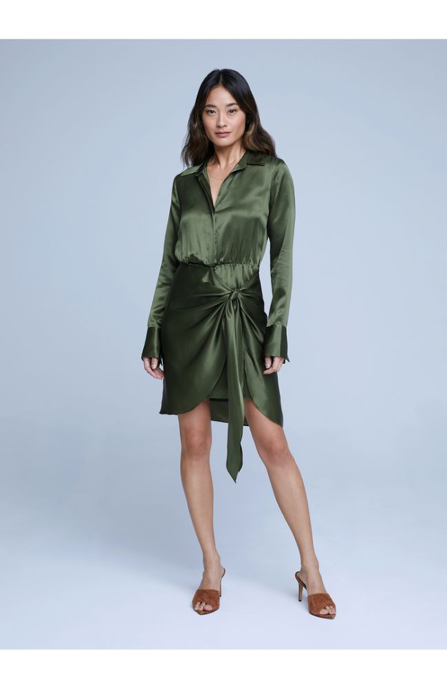 Atlas Wrap Front Dress