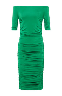 Sequoia Off Shoulder Rouched Dress