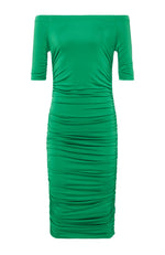 Sequoia Off Shoulder Rouched Dress
