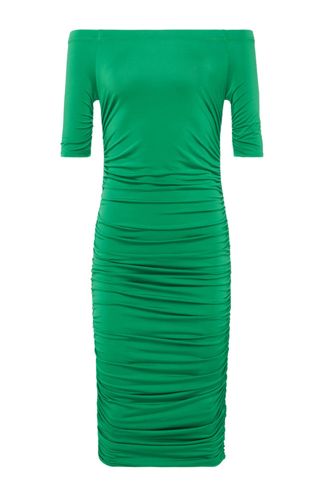 Sequoia Off Shoulder Rouched Dress