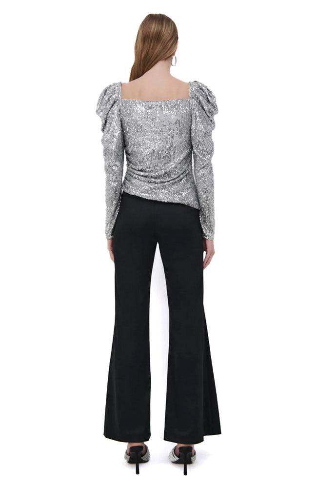 Allura Hammered Sequin Top