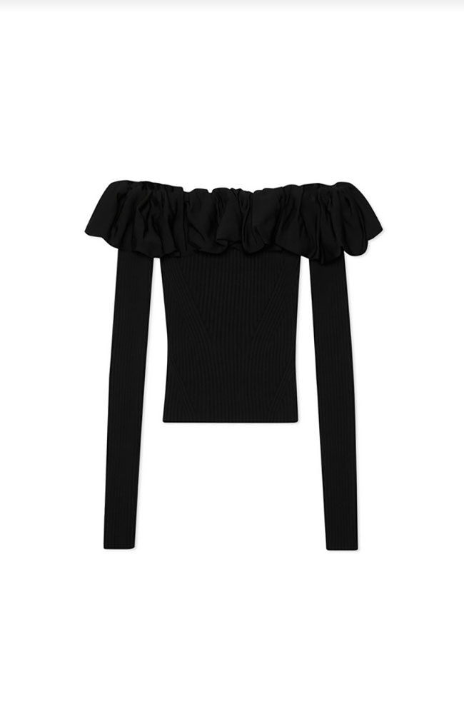 Isabelle Ruched Off Shoulder Top