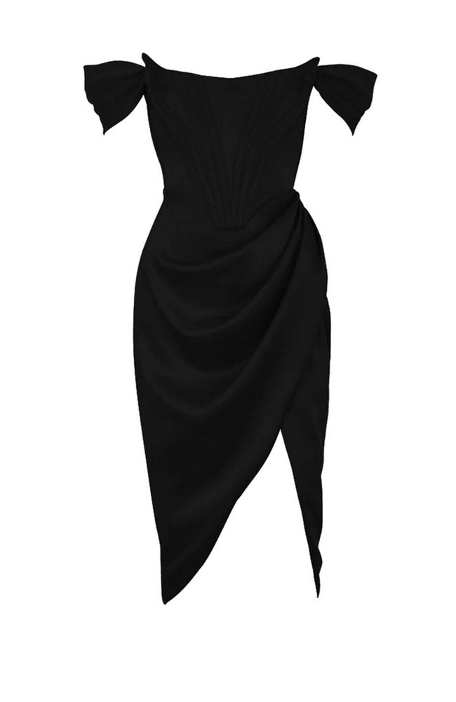 Jasmin Body Shaper Dress in Black