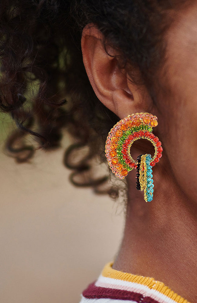 Crochet Multi Link Earrings